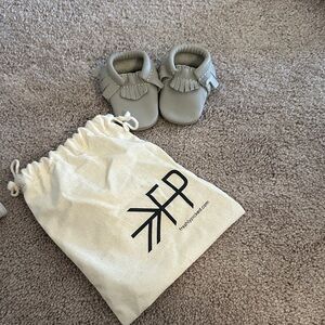 Freshly Picked Tan Moccasins for Kids